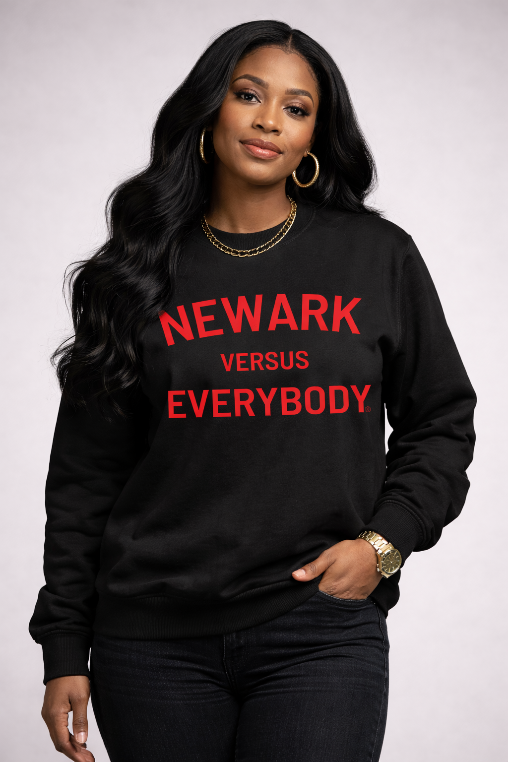 NVE | Crewneck - Red