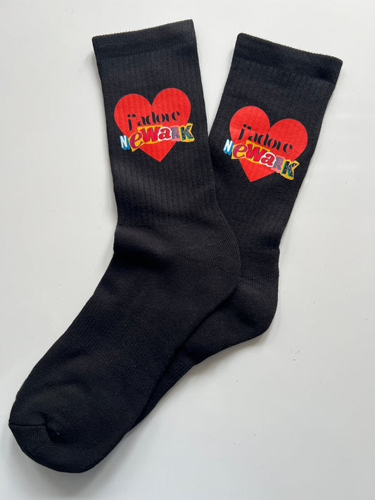 Limited Edition J’adore Newark Art Socks